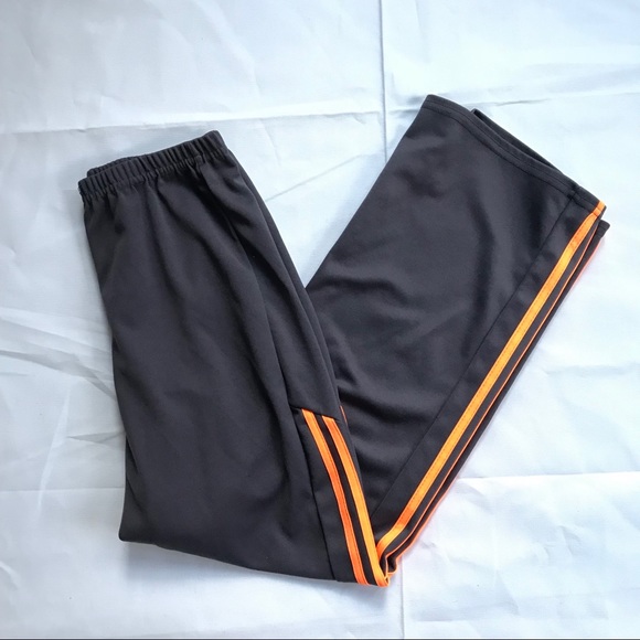 Gray and orange neon track pants medium - Picture 3 of 3